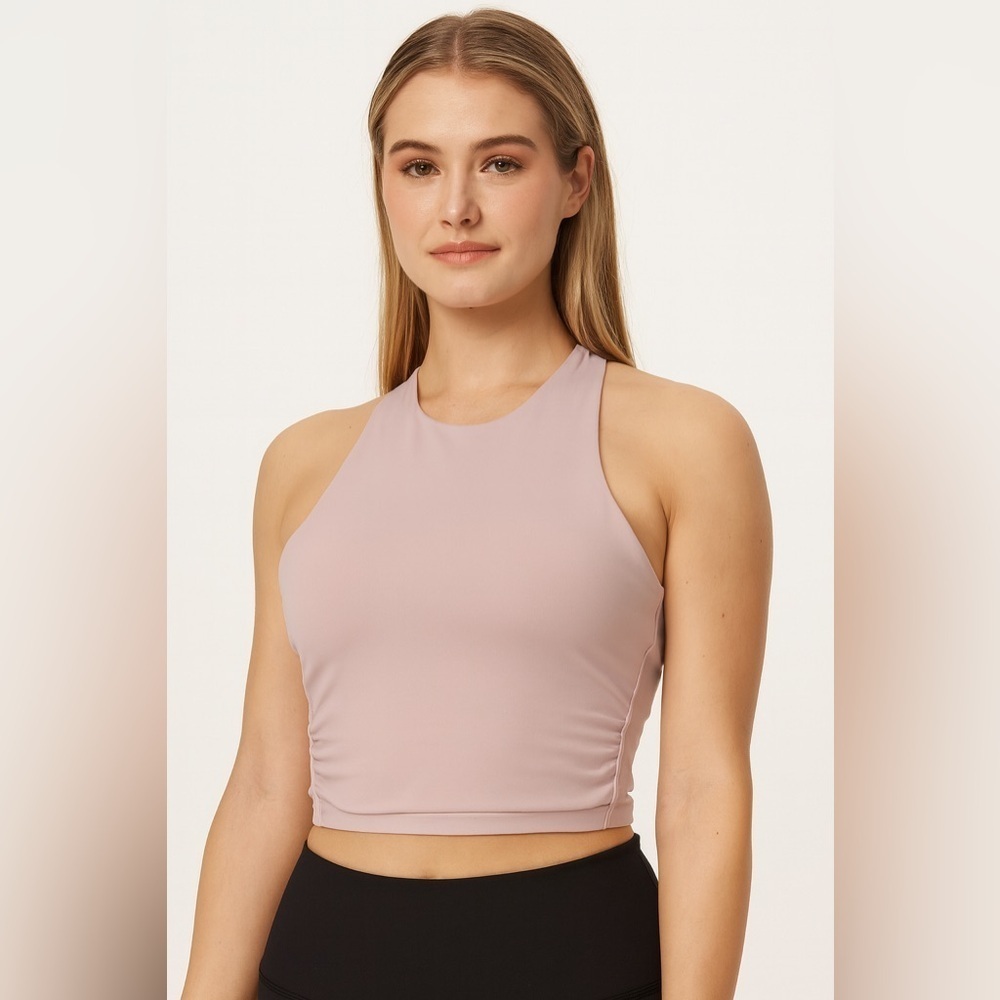 Athleta Lavender Sleeveless Crop Top Women’s Size Large